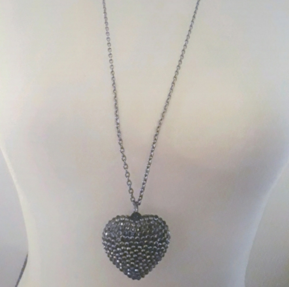 3d Heart Necklace